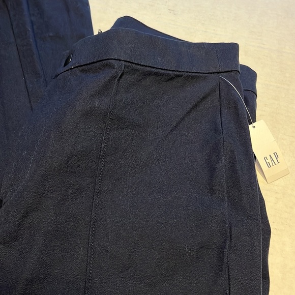 NWT GAP High Rise BiStretch Flare Pants navy new - Picture 5 of 9